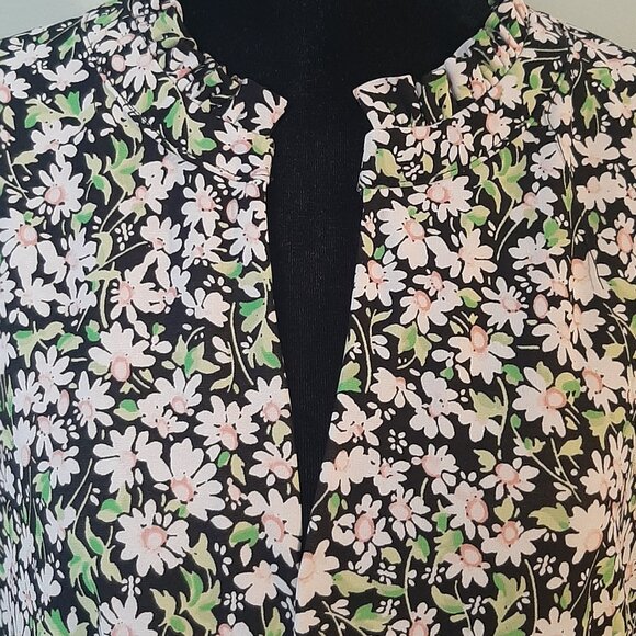 Tommy Hilfiger Tiered Ruffled Floral Dress - Picture 2 of 6